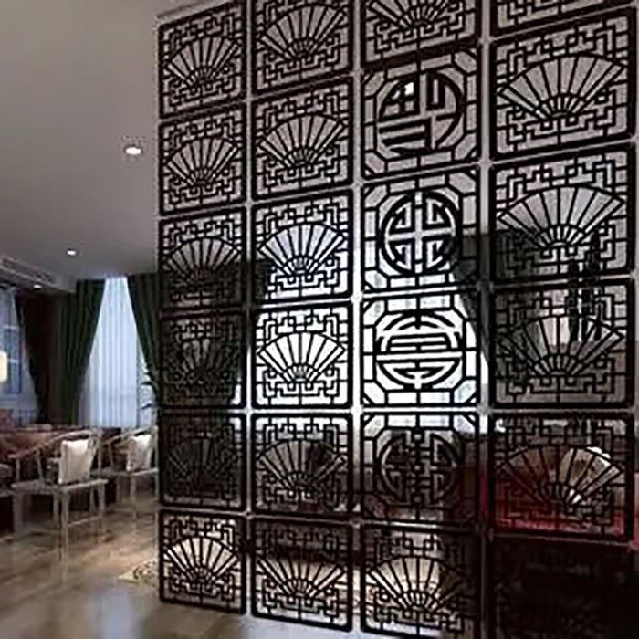 indoor privacy metal embossing plates panels